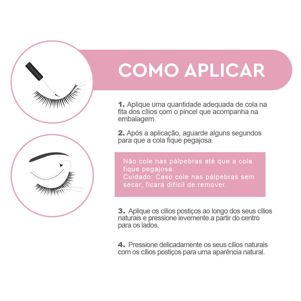 Cola Para Cilios Postiços Instabeauty Branca