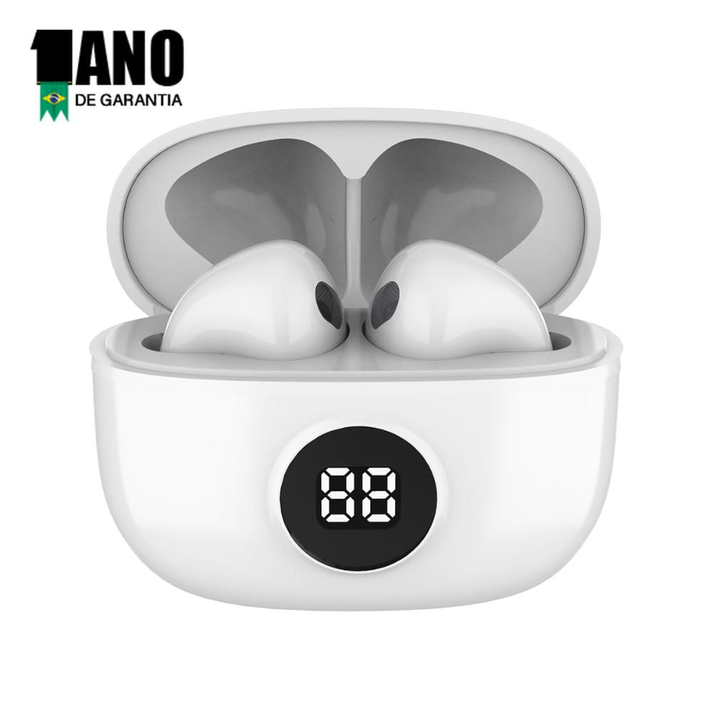 Encontraproduto.com.br - Fone de ouvido Bluetooth TWS WB Branco