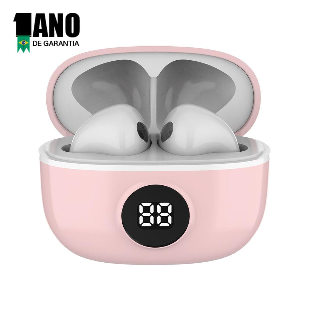Encontraproduto.com.br - Fone de Ouvido Bluetooth TWS WB Rosa