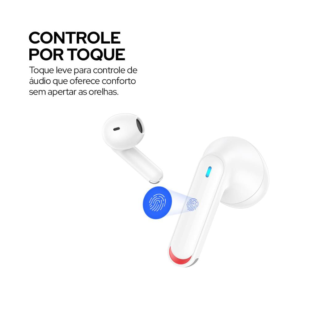 Encontraproduto.com.br - Fone de Ouvido Dual-mic ENC TWS Earbuds - NX Series BT5.2