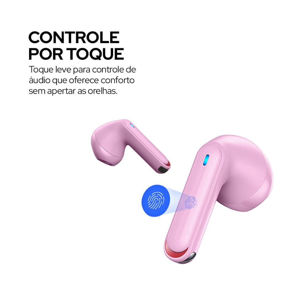 Encontraproduto.com.br - Fone de Ouvido Dual-mic ENC TWS Earbuds - NX Series BT5.2