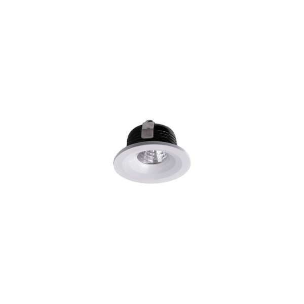 Encontraproduto.com.br - Spot de Embutir para Móvel Nordecor Elysa Mini Redondo Led 3W Bivolt