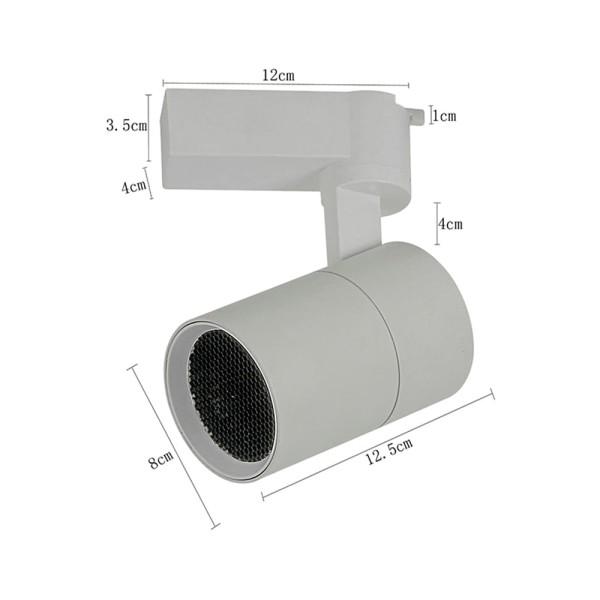 Encontraproduto.com.br - Spot Direcionável para Trilho Eletrificado Nordecor Flos Of com Antiofuscante 30W Bivolt