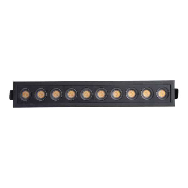 Encontraproduto.com.br - Spot De Embutir Nordecor Powerus Led 20w Bivolt Preto 3000k Luz Amarela