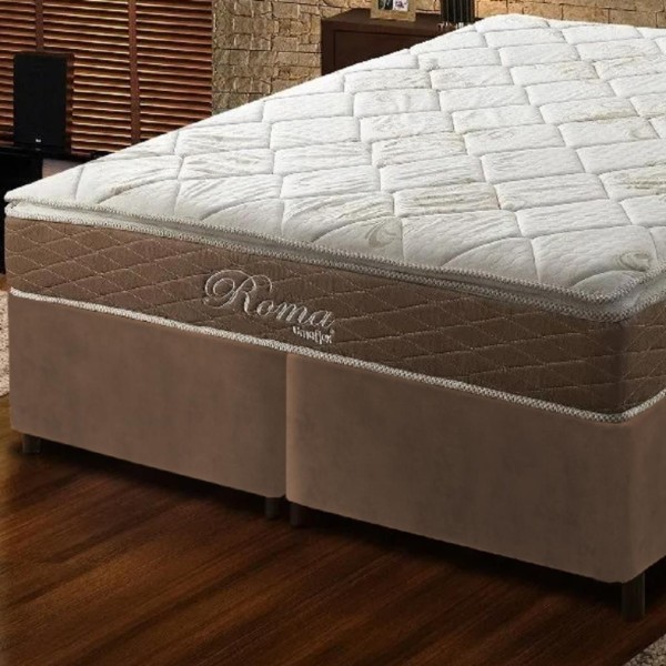 Encontraproduto.com.br - Colchão Queen 158cm Molas Ensacadas e Espuma D26 Roma Umaflex