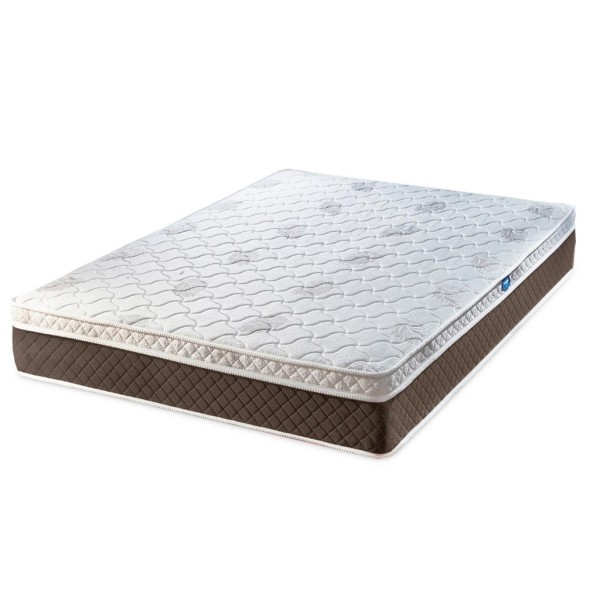 Encontraproduto.com.br - Colchão Casal 138cm Molas Ensacadas 1 Euro Suede Genebra Umaflex