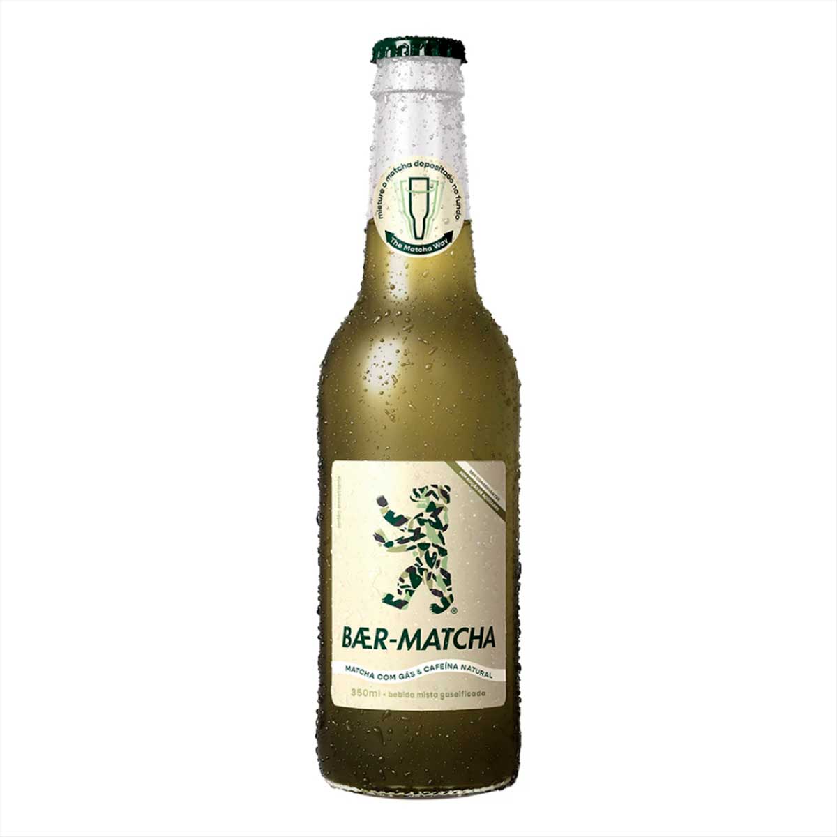 Encontraproduto.com.br - Chá com Suco Concentrado de Maçã Baer-Matcha Gaseificado 350ml