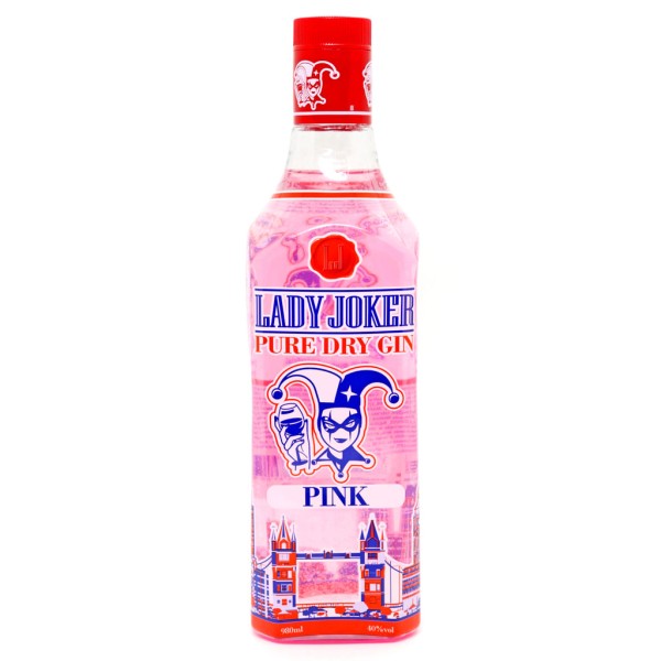 Encontraproduto.com.br - Gin Lady Joker Pink 980Ml Pet