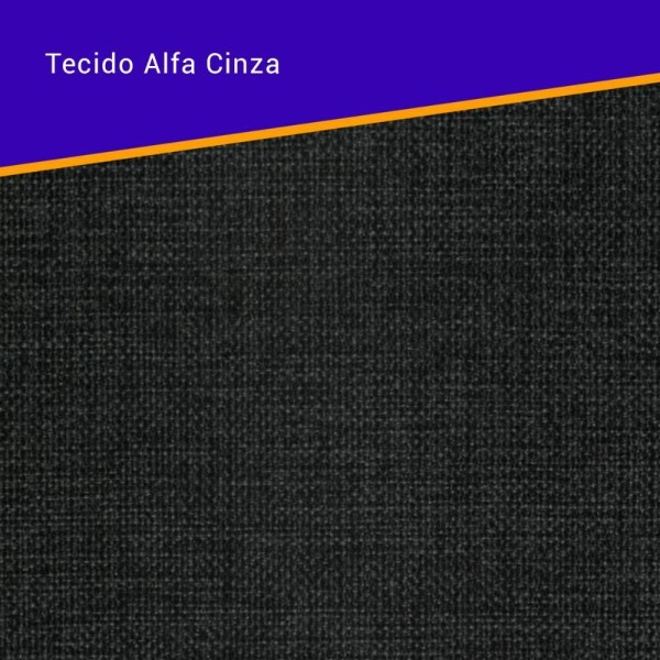Encontraproduto.com.br - Bicama Box Baú Solteiro Com Colchão Adapto Molas Ensacadas Ecoflex Linho Cinza 88x188