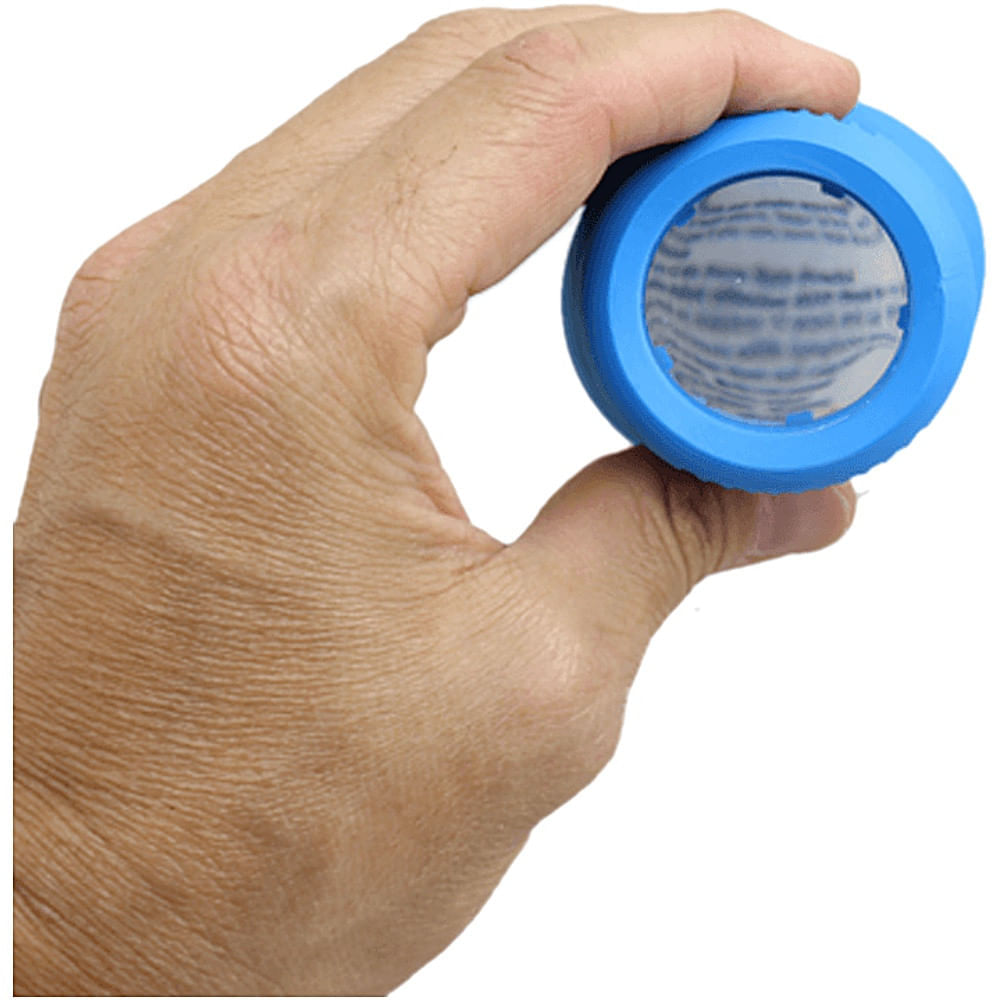 Encontraproduto.com.br - Abridor Para Frasco De Remédio Longevitech - Com Lente De Aumento