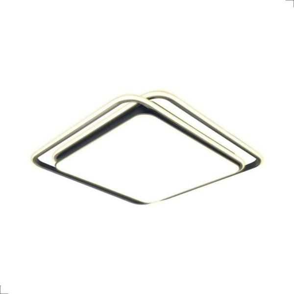 Encontraproduto.com.br - Plafon Moderno Led Hoop 72w Multicolor Com Controle Dimmer Branco