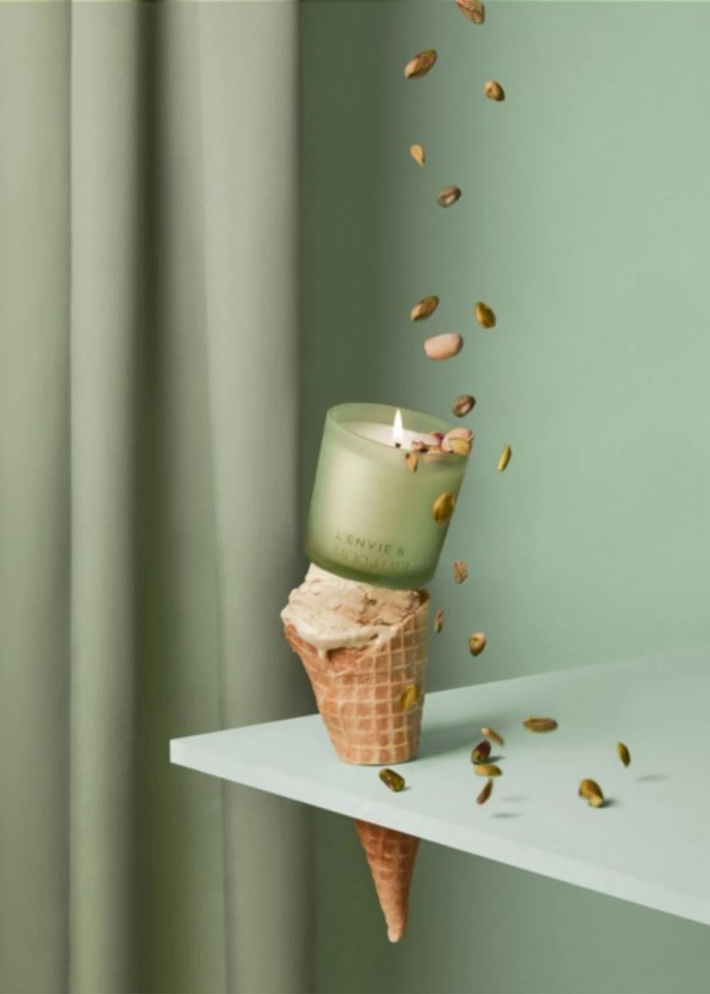 Vela Perfumada Pistachio Bacio Di Latte - 170g