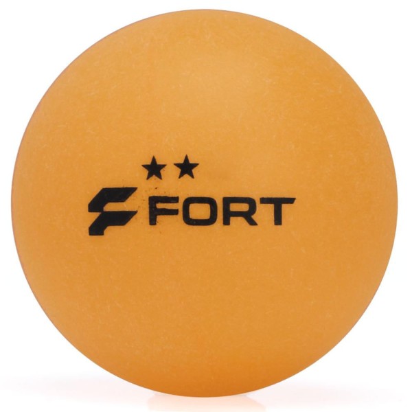 Encontraproduto.com.br - Bolinha Tênis de Mesa Fort 2 Estrelas Com 6 Unidades Unissex - Laranja