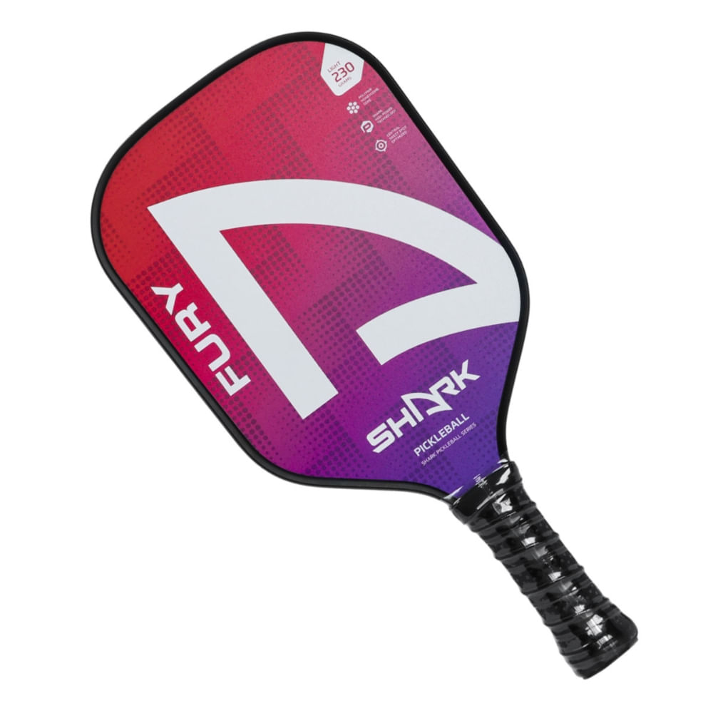 Encontraproduto.com.br - Kit 2 Raquetes De Pickleball Shark Fury Com 4 Bolas
