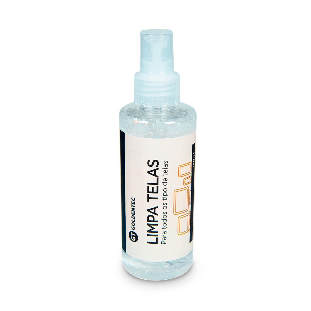 Encontraproduto.com.br - Limpa Telas 150ml com Flanela | Goldentec