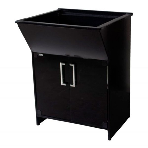 Tanque com Gabinete Slate 89,5x66x63cm Preto Full Venturi