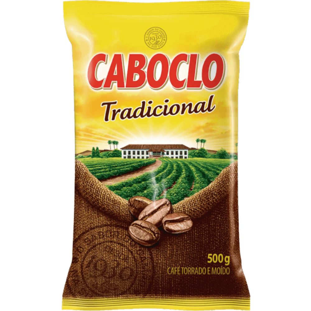 Café Torrado e Moído Caboclo Tradicional Pouch 500g