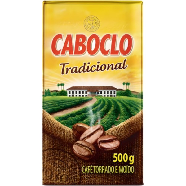 Encontraproduto.com.br - Café Torrado e Moído Caboclo Tradicional Vácuo 500g