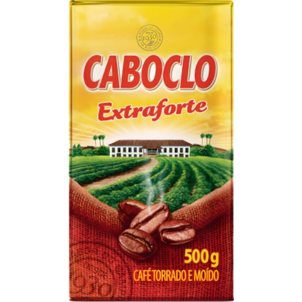 Encontraproduto.com.br - Café Torrado e Moído Caboclo Extra Forte Vácuo 500g
