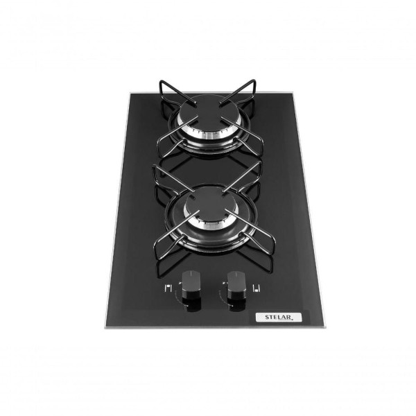 Encontraproduto.com.br - Cooktop A Gás Stelar 2q Soft Preto Bivolt