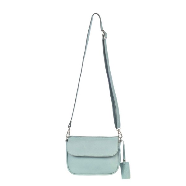 Encontraproduto.com.br - Bolsa Transversal 3 Em 1 De Couro Antônia azul Turmalina