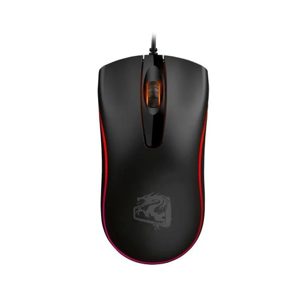 Encontraproduto.com.br - Kit Gamer ELG 4 em 1 Dragon War Preto e Vermelho CGDW41R
