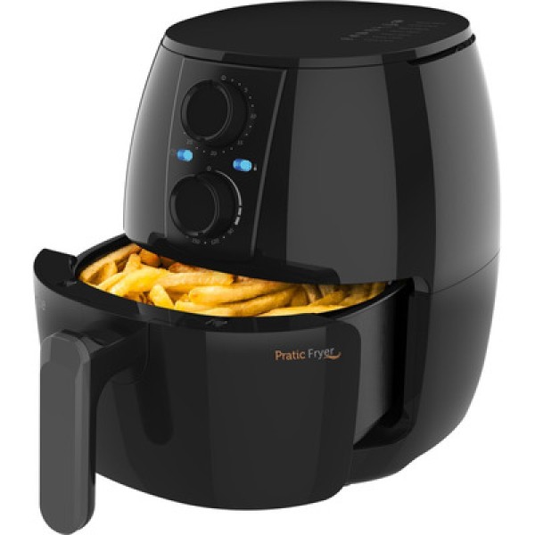 Encontraproduto.com.br - Fritadeira Elétrica Air Fryer 3L Cadence FRT515 Preta 220V