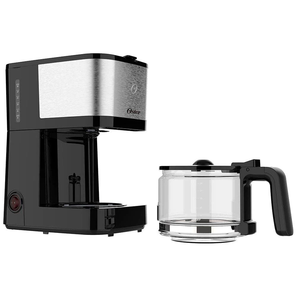 Encontraproduto.com.br - Cafeteira Elétrica Oster OCAF300 Compacta 0.75 Litros 600W Inox 220V