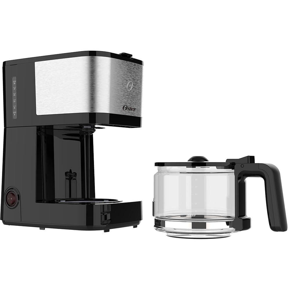 Encontraproduto.com.br - Cafeteira Elétrica Oster OCAF300 Compacta 0.75 Litros 600W Inox 220V