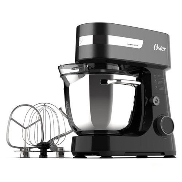 Encontraproduto.com.br - Batedeira Planetária Oster OBAT636 Bowl Inox ll 800W Preta 127V