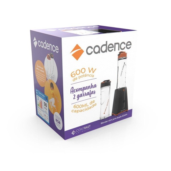 Encontraproduto.com.br - Liquidificador Cadence Blender Zoop BLD701 c/ Jarra Dupla Preto 220V