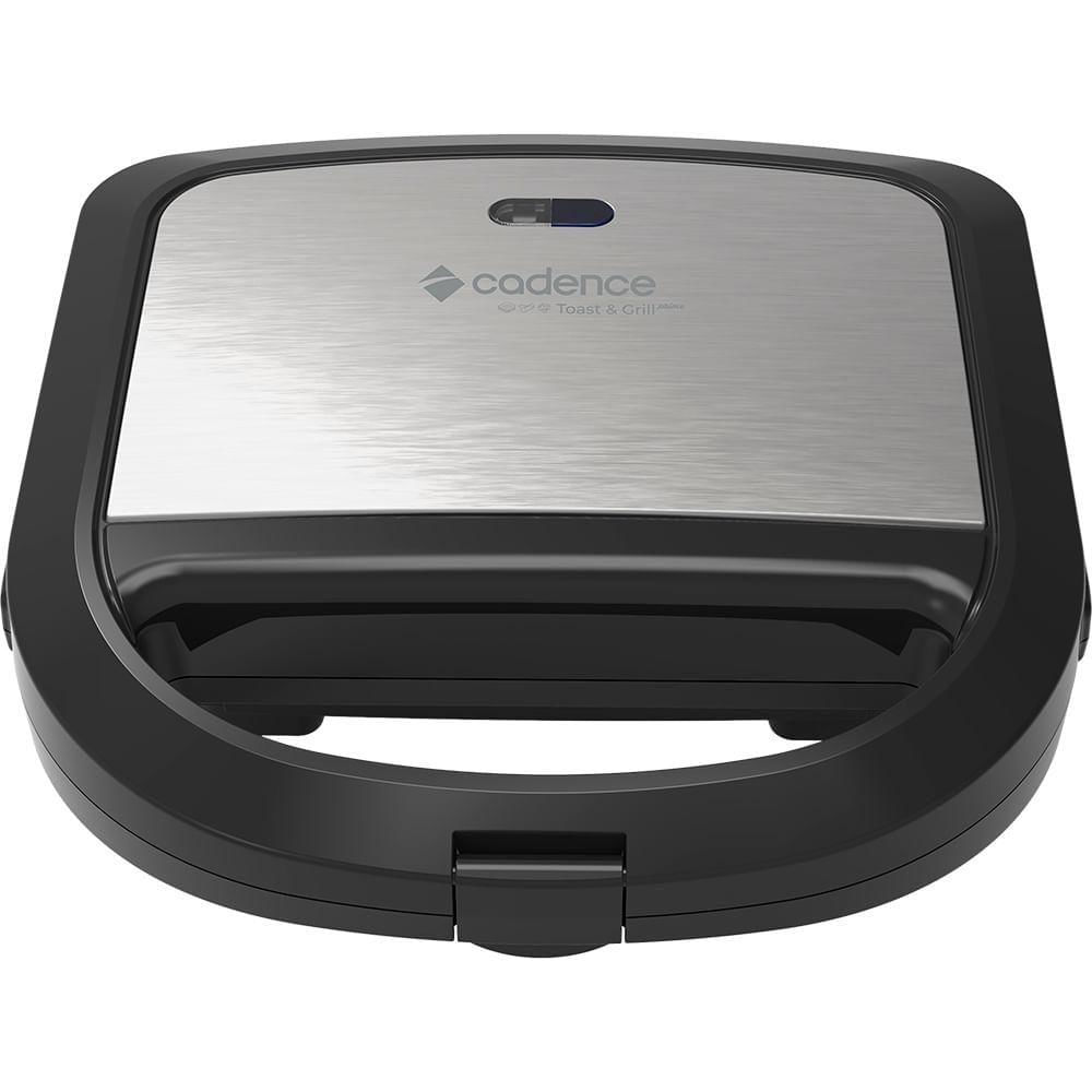 Encontraproduto.com.br - Sanduicheira Elétrica Cadence Toast & Grill Prime Inox