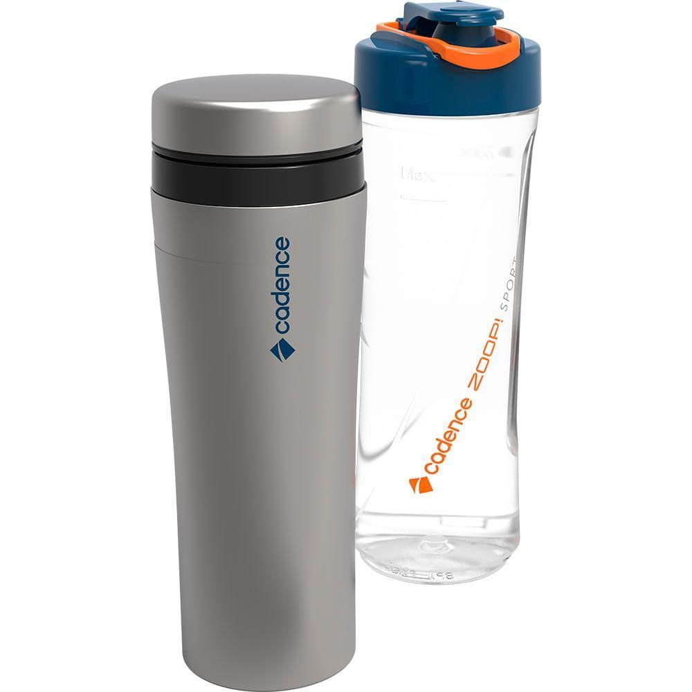 Encontraproduto.com.br - Liquidificador Portátil Cadence Zoop Sport Bld750 500 Ml Azul Com Jarra De Plástico 220v