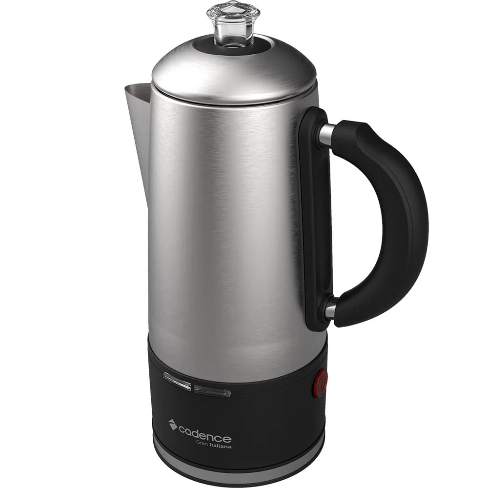 Encontraproduto.com.br - Cafeteira Cadence Gran Italiana, Jarra de Inox 1,5L, 900W - CAF120 220V