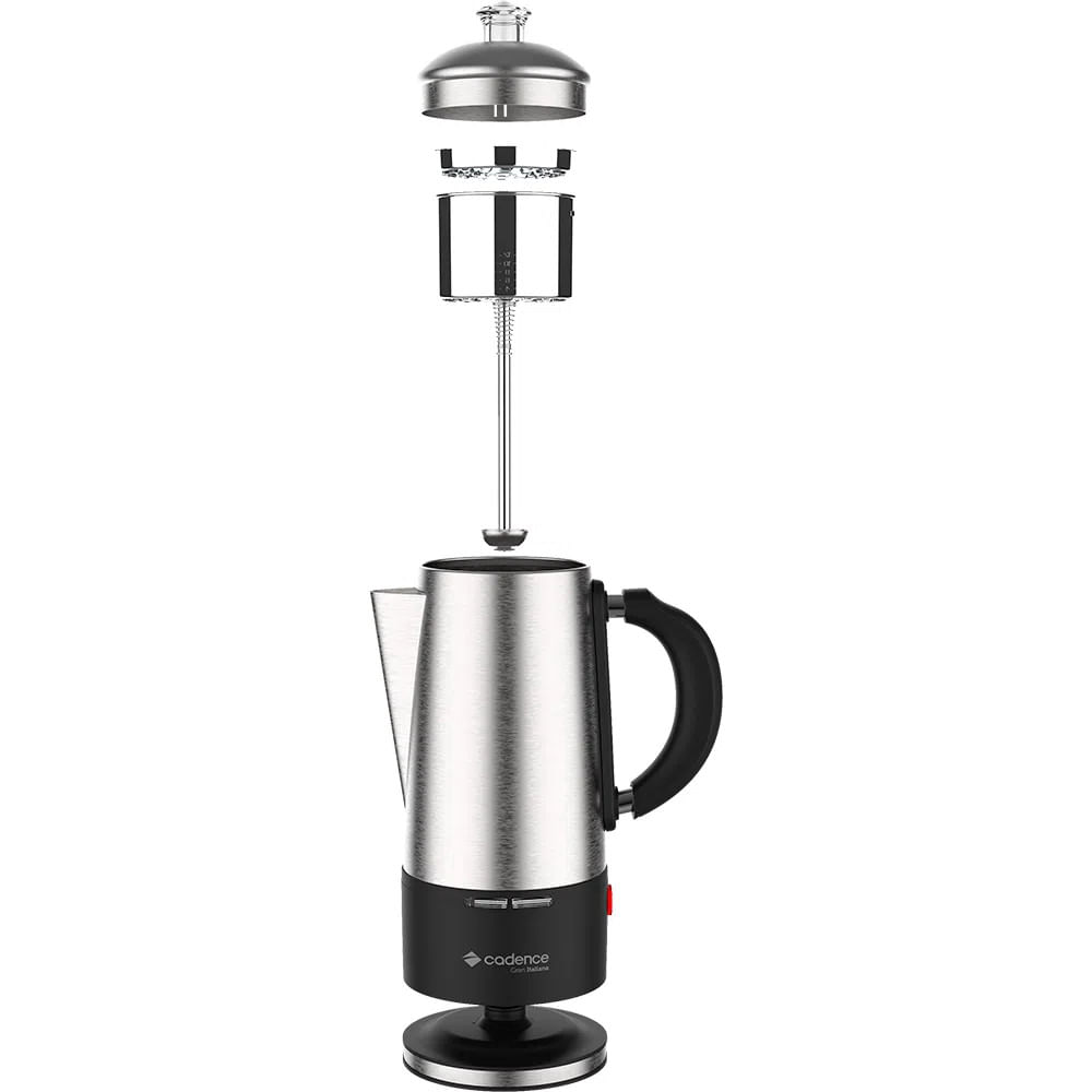 Encontraproduto.com.br - Cafeteira Cadence Gran Italiana, Jarra de Inox 1,5L, 900W - CAF120 220V