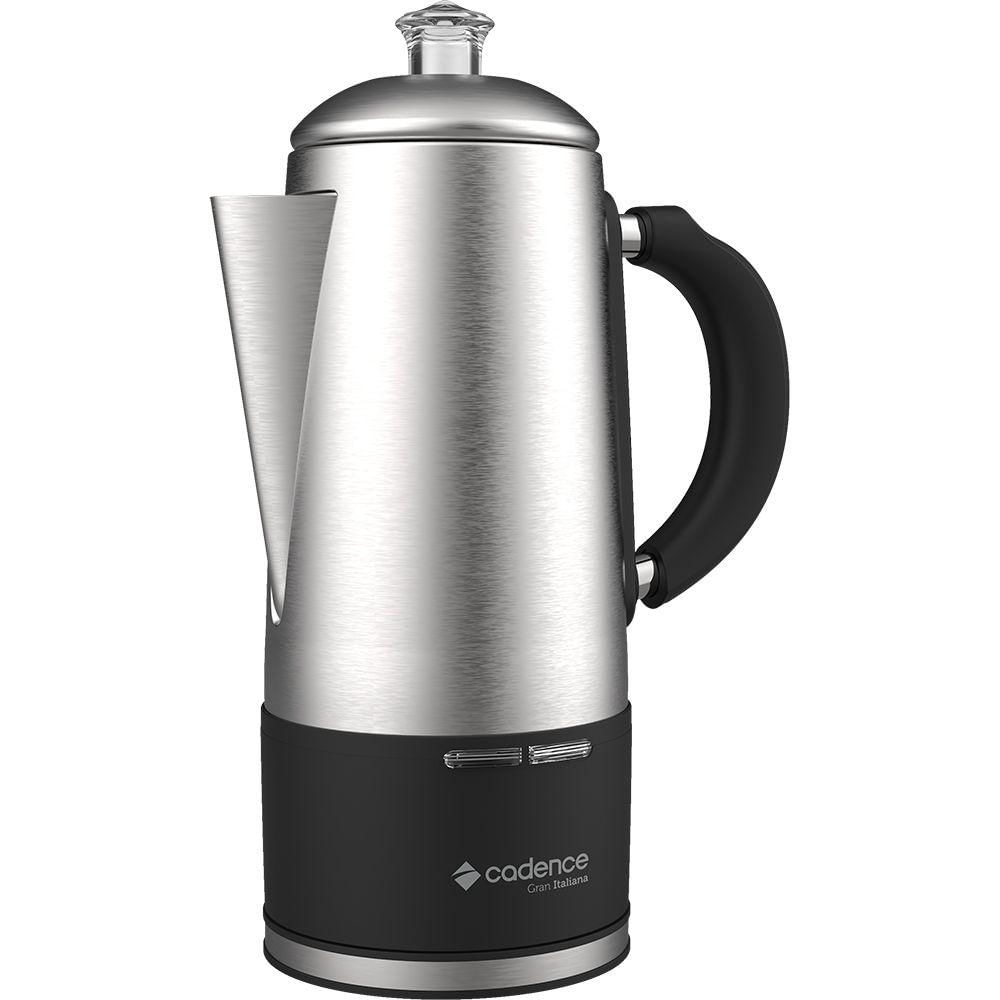 Encontraproduto.com.br - Cafeteira Cadence Gran Italiana, Jarra de Inox 1,5L, 900W - CAF120 220V