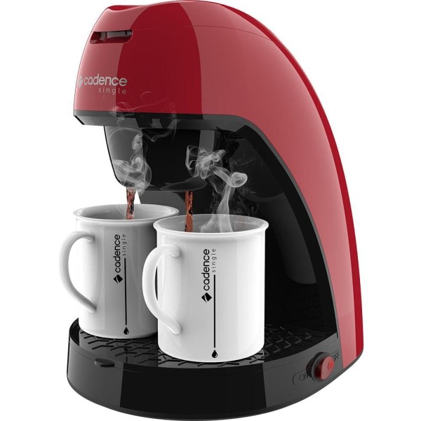 Encontraproduto.com.br - Kit Cadence Colors Vermelho Cafeteira e Mixer 127V