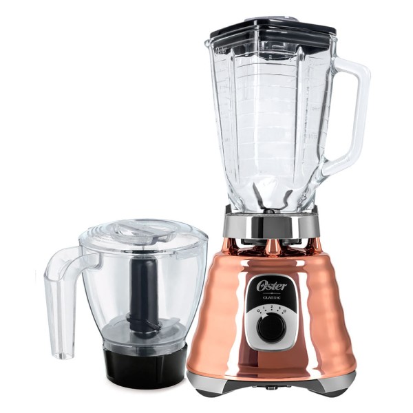 Encontraproduto.com.br - Kit New Osterizer Cobre - Liquidificador e Base Processadora Oster