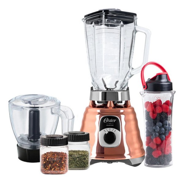 Kit New Osterizer Cobre Liquidificador E Acessórios 127V
