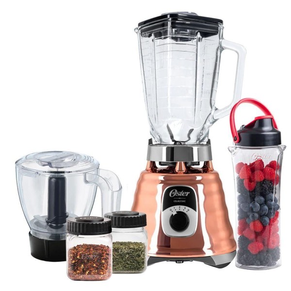 Kit New Osterizer Cobre Liquidificador E Acessórios 220V
