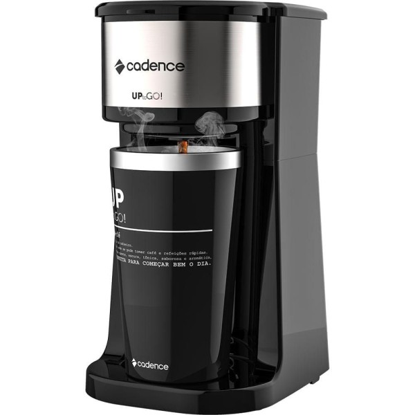 Encontraproduto.com.br - Cafeteira Elétrica Cadence To Go com 2 Copos Térmicos