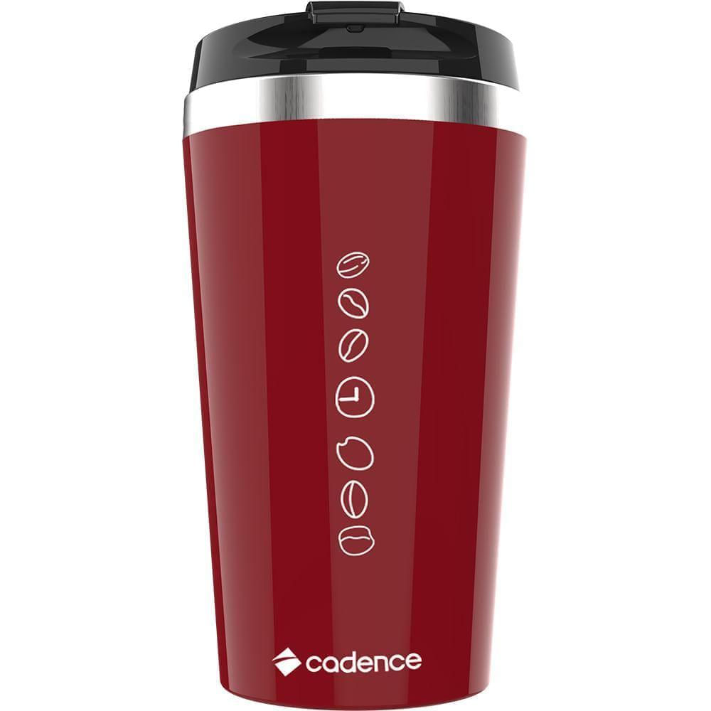 Encontraproduto.com.br - Cafeteira Elétrica Cadence To Go Com Copo Extra Red 220v