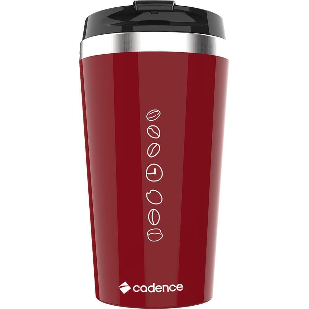 Encontraproduto.com.br - Cafeteira Elétrica Cadence To Go Com Copo Extra Red 220v