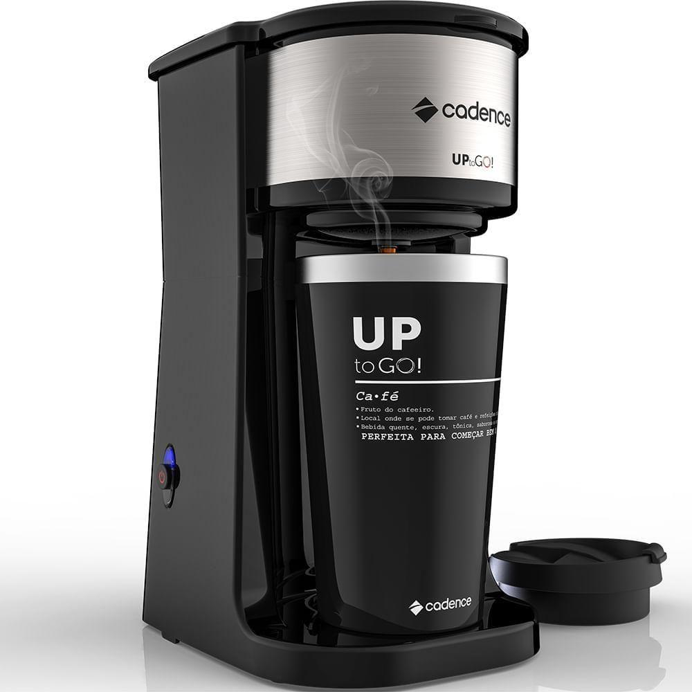 Encontraproduto.com.br - Cafeteira Elétrica Cadence To Go Com Copo Extra Red 220v