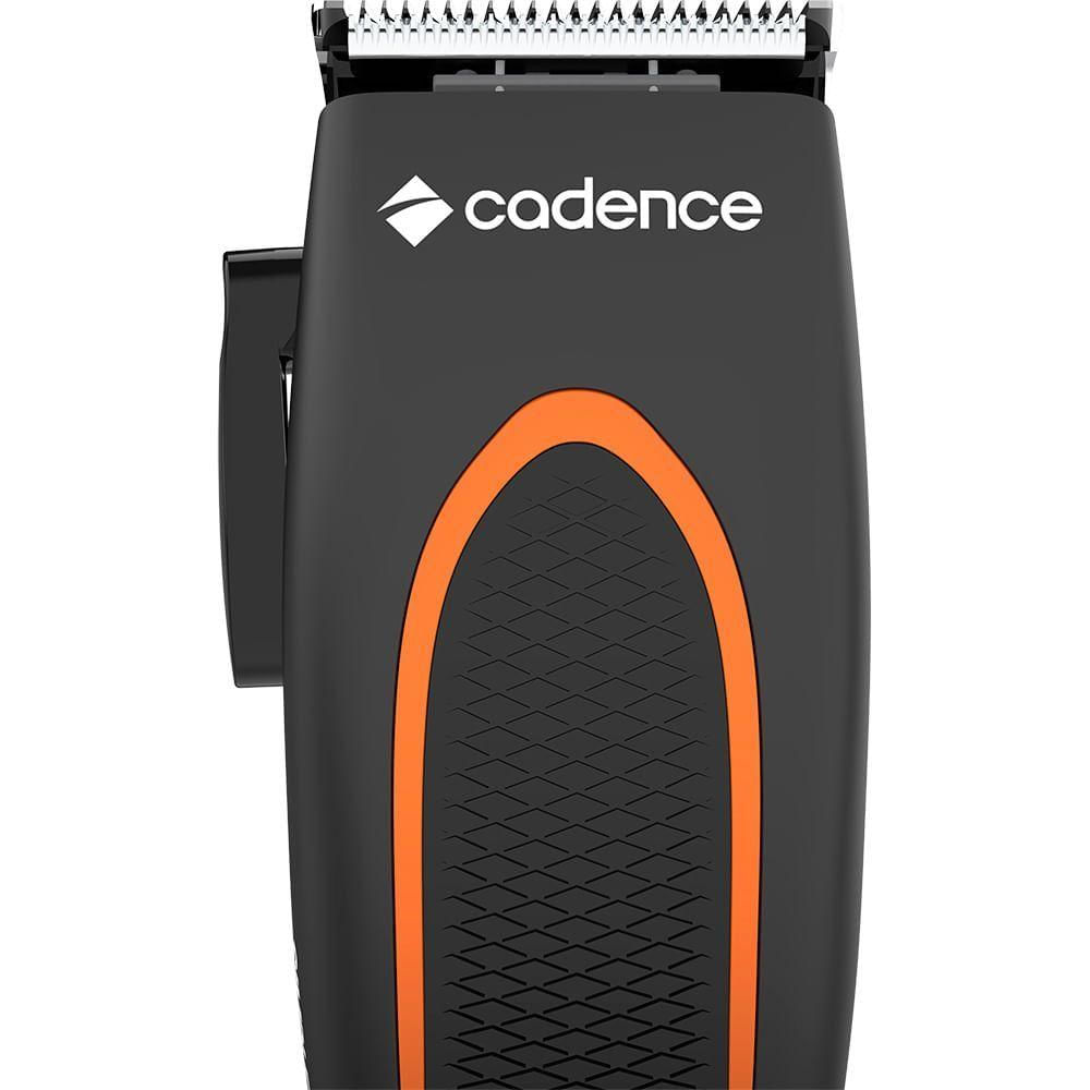 Encontraproduto.com.br - Maquina De Cortar Cabelo E Barba Cadence Simple Cut 127v Preto Com Laranja