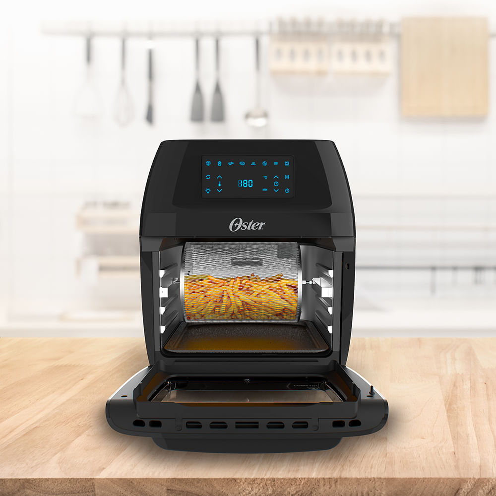 Encontraproduto.com.br - Fritadeira Elétrica Sem Óleo Oster 12 Litros Preta OFRT780
