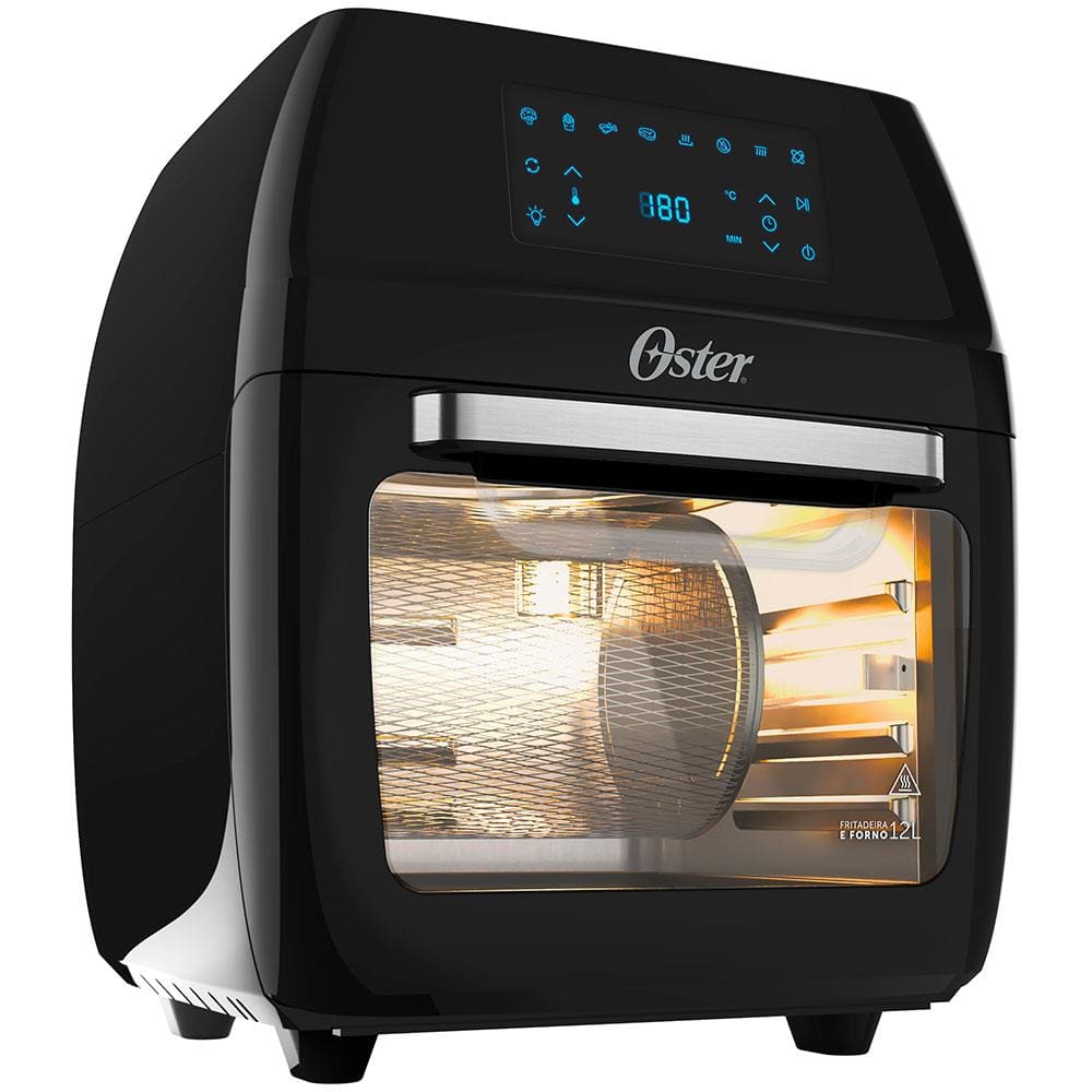 Encontraproduto.com.br - Fritadeira Elétrica Sem Óleo Oster 12 Litros Preta OFRT780