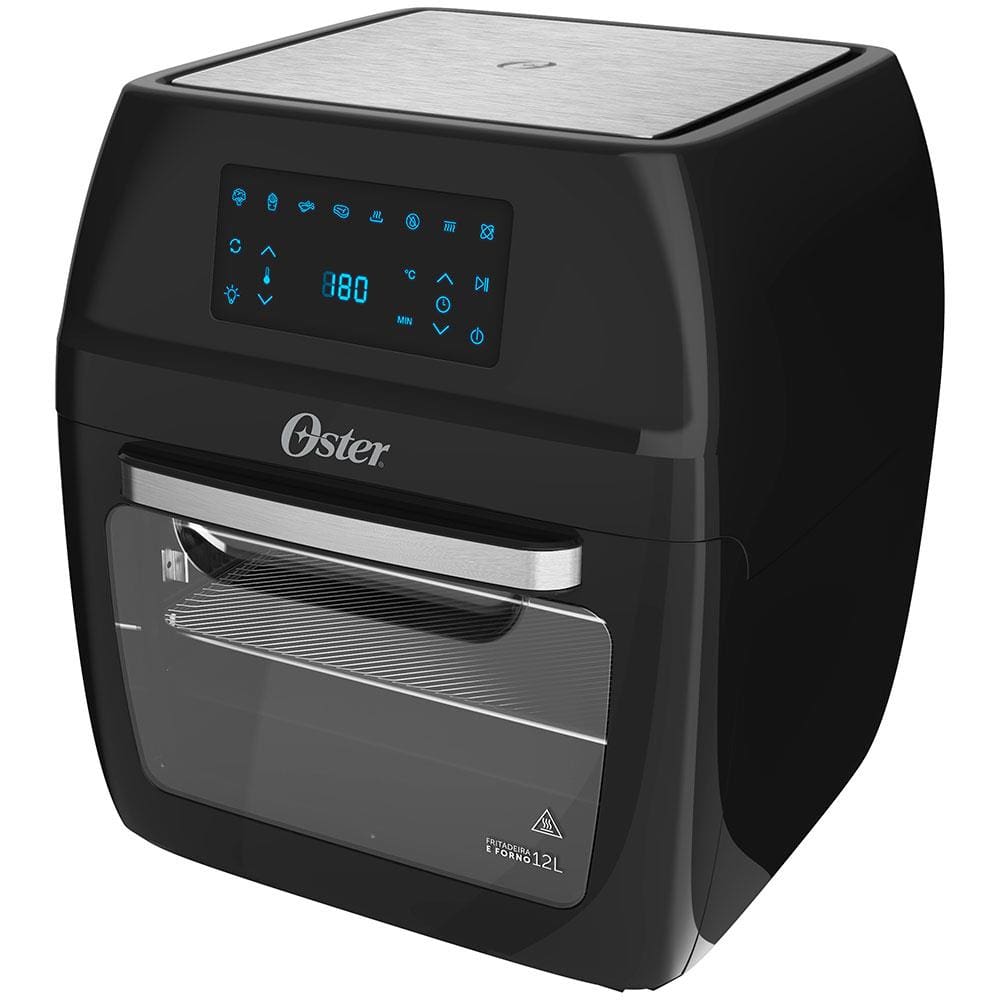 Encontraproduto.com.br - Fritadeira Elétrica Sem Óleo Oster 12 Litros Preta OFRT780