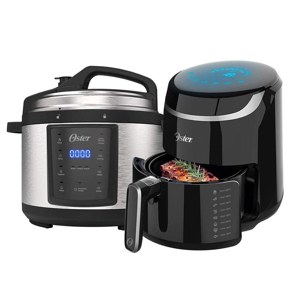 Kit Fritadeira Black Fryer Panela De Pressão Oster 127V