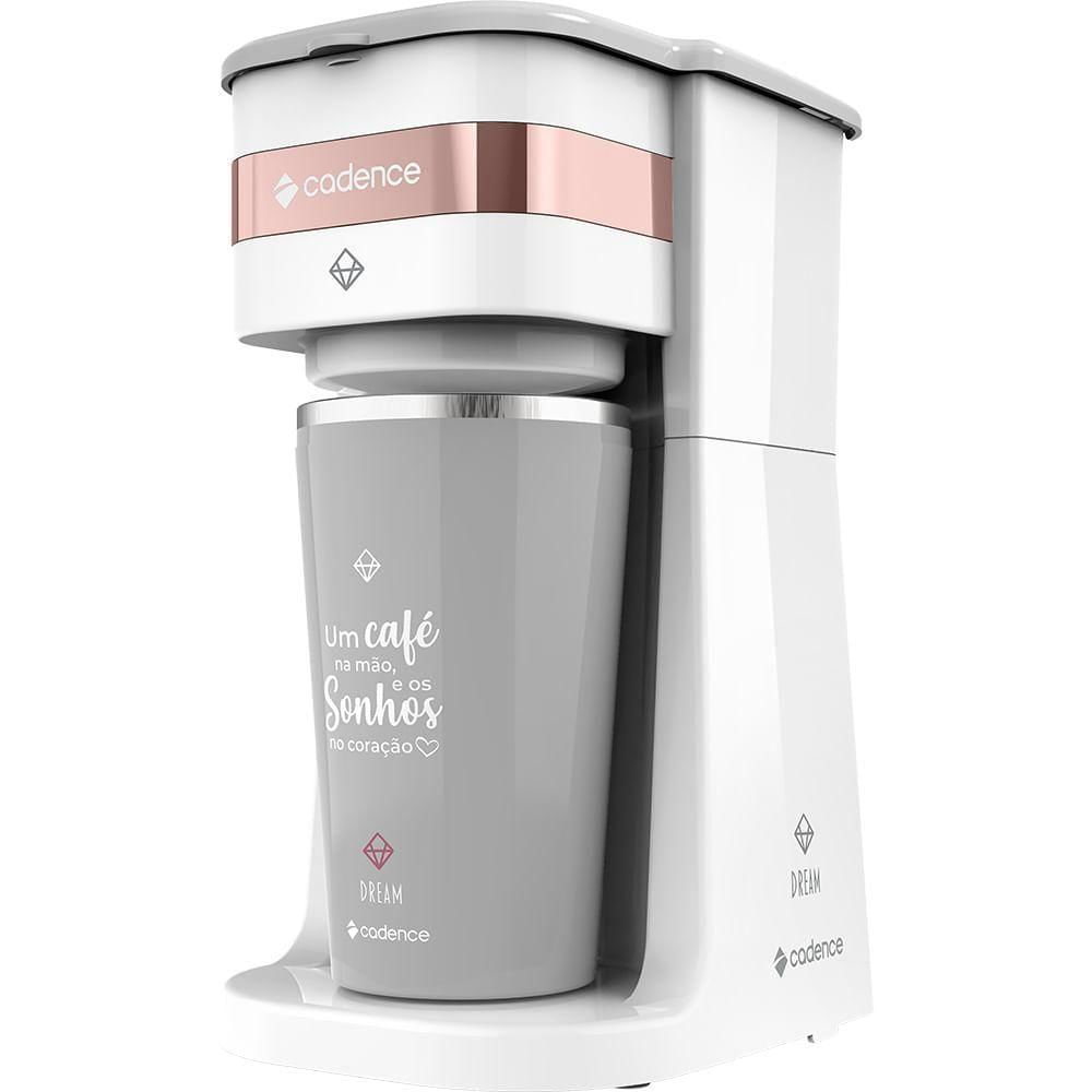 Cafeteira Elétrica Cadence Dream Rosé Gold Com Copo Térmico - 220v